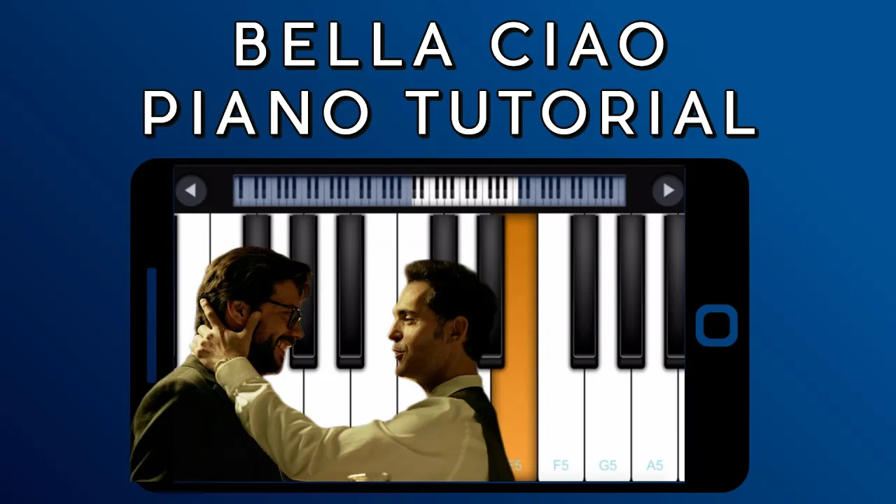 Bella Ciao Easy Piano Tutorial withBella Ciao Easy Piano Tutorial with  